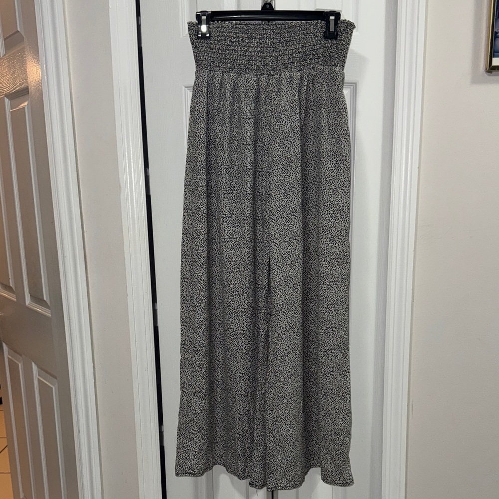 Elegant black and gray Women's loose pants